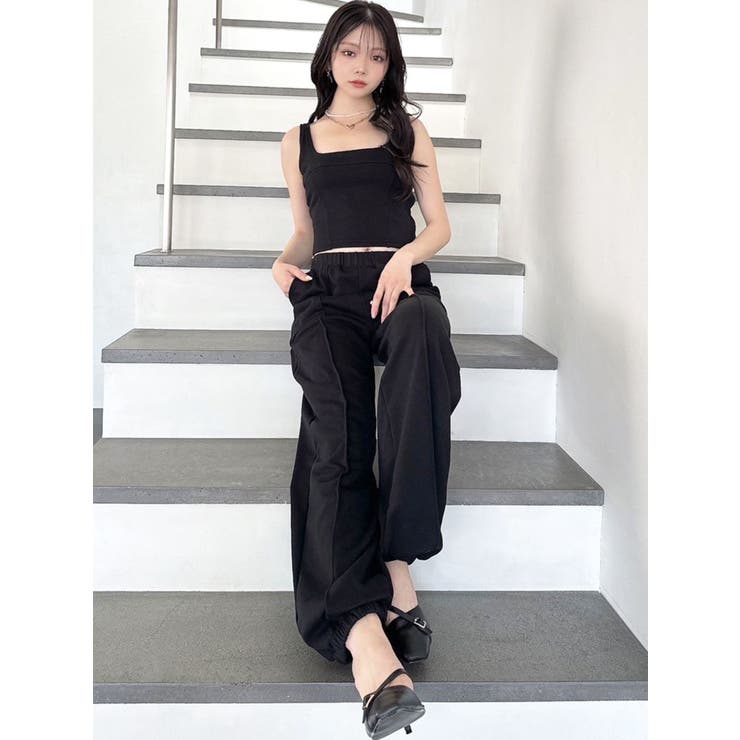 ストリングスウェットパンツ【セットアップ着用可能】[品番