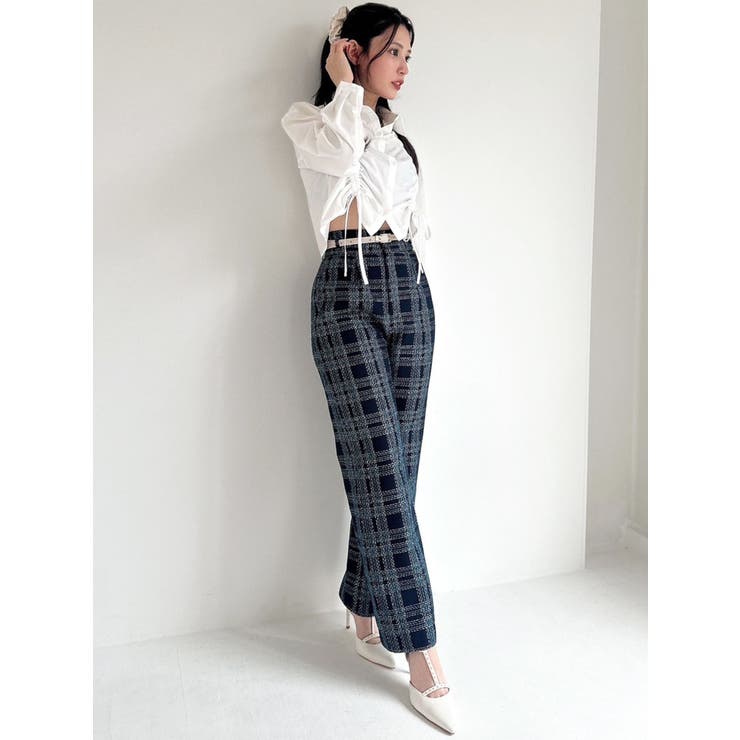 ツイードワイドパンツ【セットアップ着用可能】 | RESEXXY | 詳細画像12 