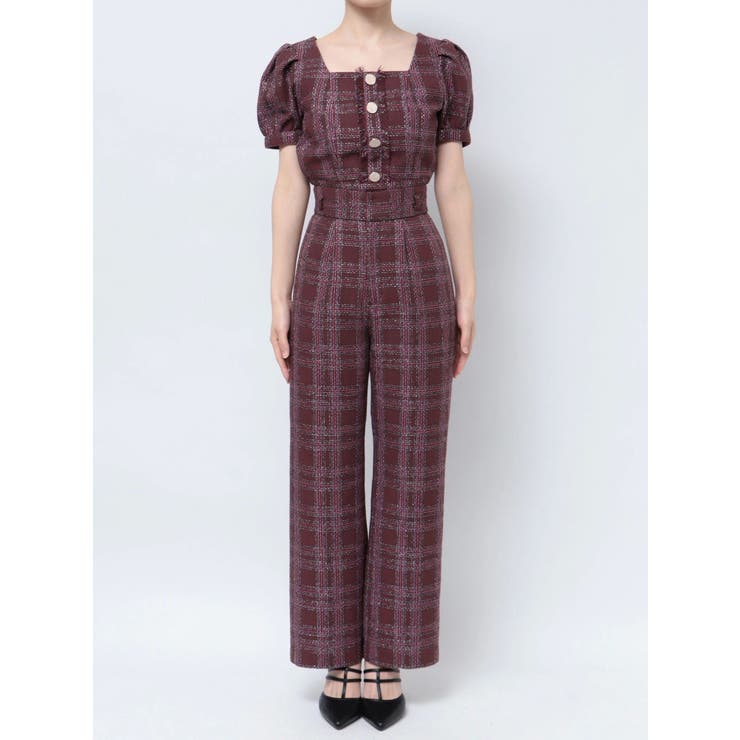 ツイードワイドパンツ【セットアップ着用可能】 | RESEXXY | 詳細画像32 