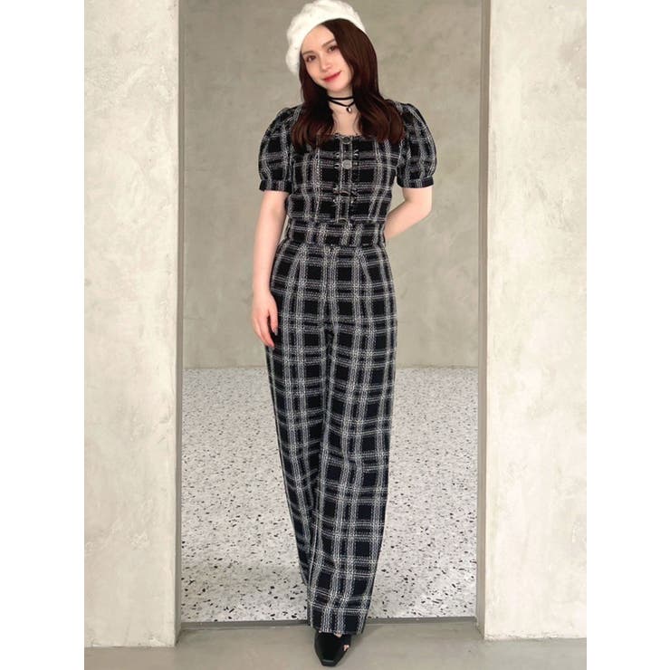 ツイードワイドパンツ【セットアップ着用可能】 | RESEXXY | 詳細画像6 