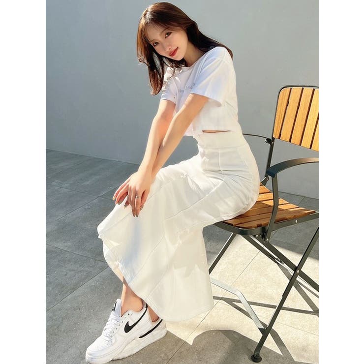 ワンウォッシュ加工ジャージスカート[品番：MKSW0058092]｜RESEXXY