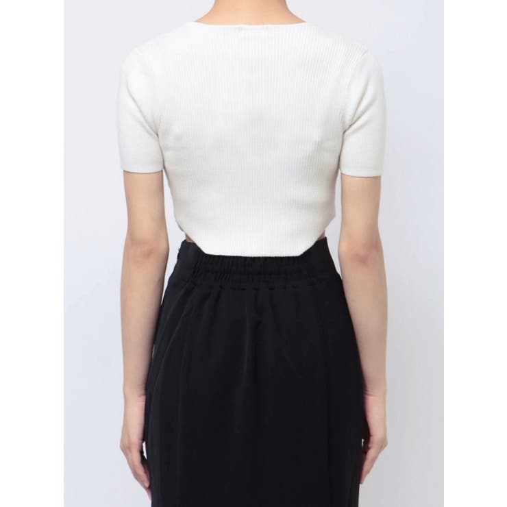 ジップデザインクロップドニットトップス | RESEXXY | 詳細画像27 