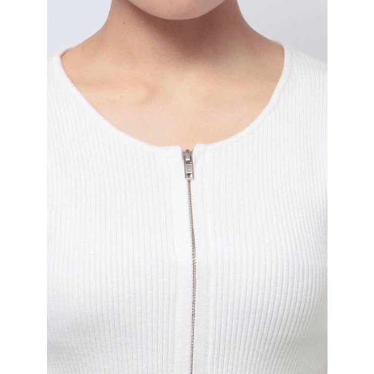 ジップデザインクロップドニットトップス | RESEXXY | 詳細画像28 