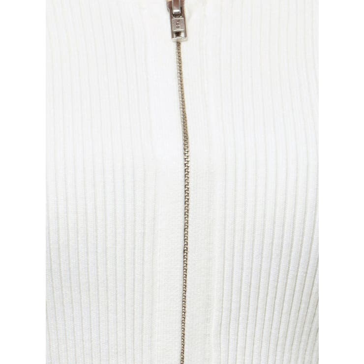 ジップデザインクロップドニットトップス | RESEXXY | 詳細画像37 