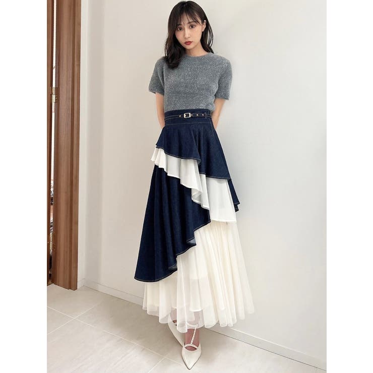 ミニシャギーラメニットトップス | RESEXXY | 詳細画像22 