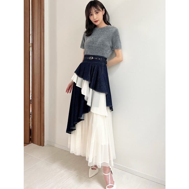 ミニシャギーラメニットトップス | RESEXXY | 詳細画像23 