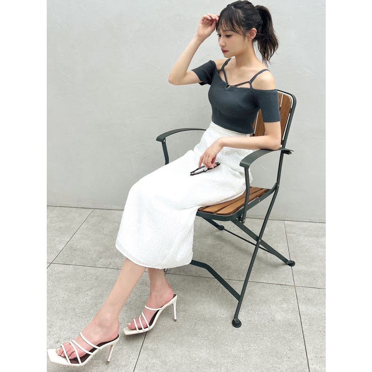 バストデザインニットトップス | RESEXXY | 詳細画像15 