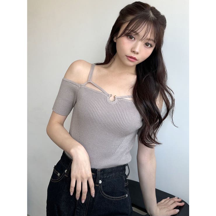 バストデザインニットトップス | RESEXXY | 詳細画像5 