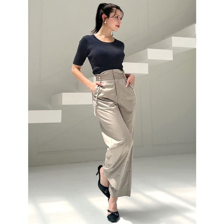 ラウンドネックリブニットトップス | RESEXXY | 詳細画像10 