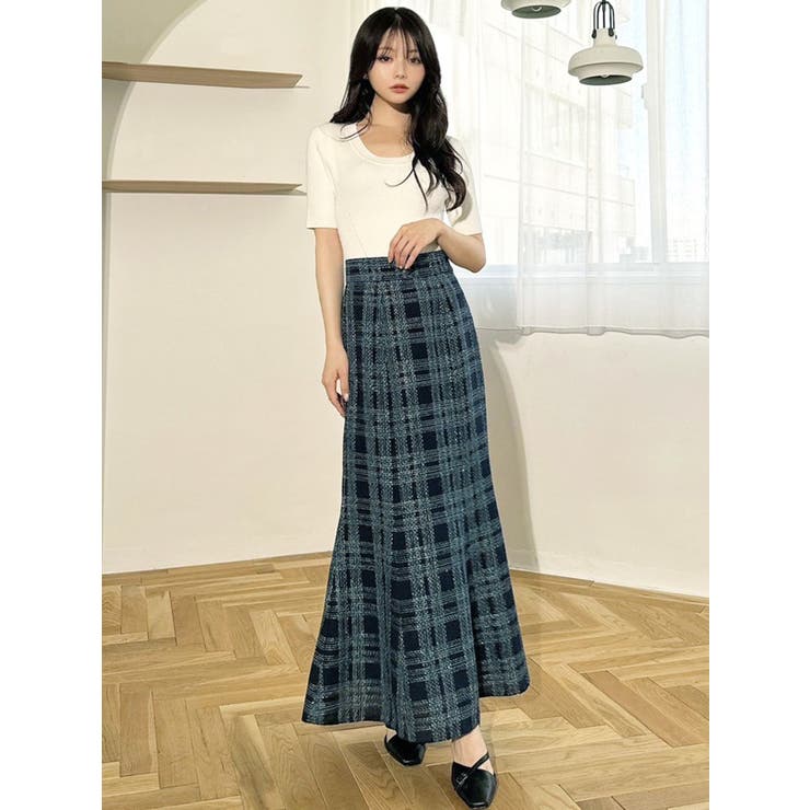 ラウンドネックリブニットトップス | RESEXXY | 詳細画像13 