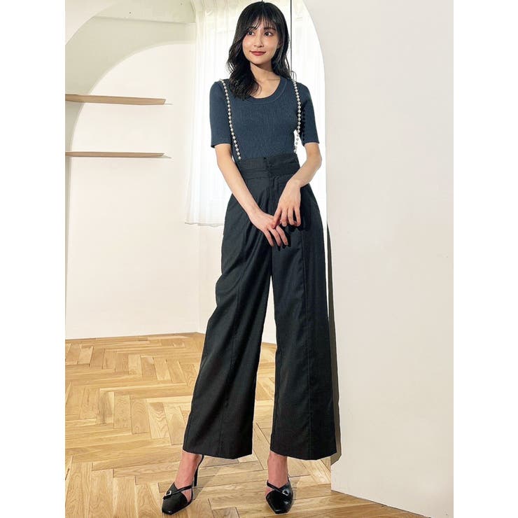 ラウンドネックリブニットトップス | RESEXXY | 詳細画像19 