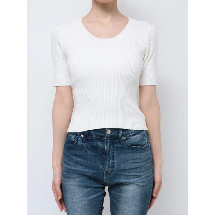 ラウンドネックリブニットトップス | RESEXXY | 詳細画像29 