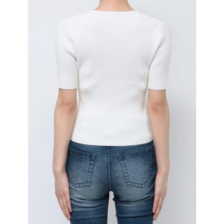 ラウンドネックリブニットトップス | RESEXXY | 詳細画像31 