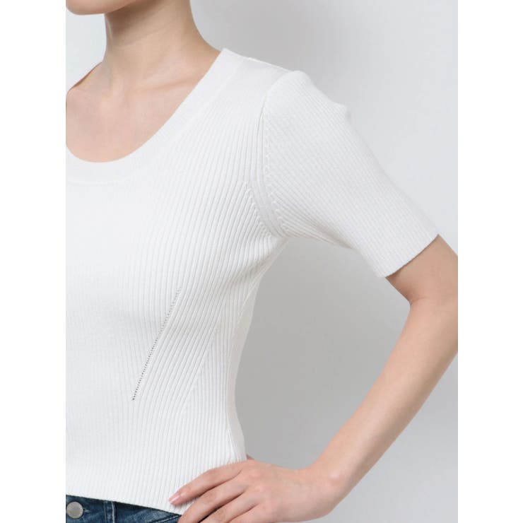 ラウンドネックリブニットトップス | RESEXXY | 詳細画像33 