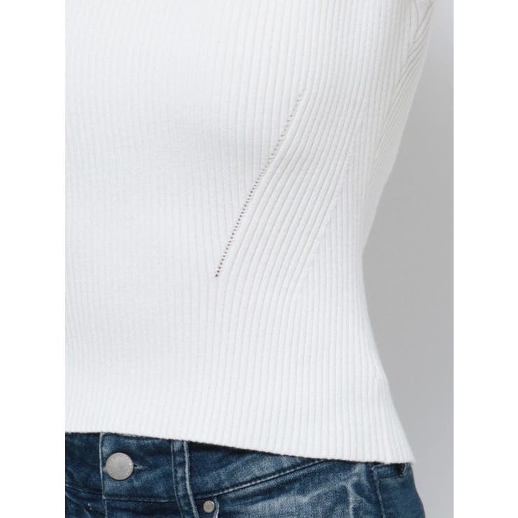 ラウンドネックリブニットトップス | RESEXXY | 詳細画像34 