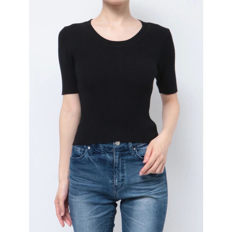 ラウンドネックリブニットトップス | RESEXXY | 詳細画像42 