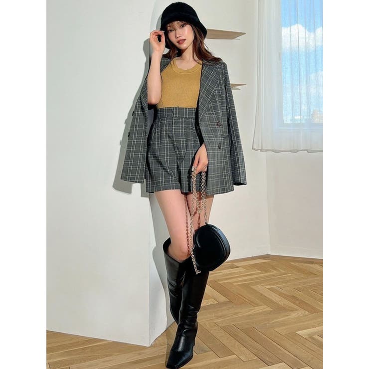 ラウンドネックリブニットトップス | RESEXXY | 詳細画像7 