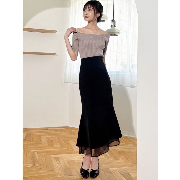 オフショルリブニットトップス | RESEXXY | 詳細画像13 