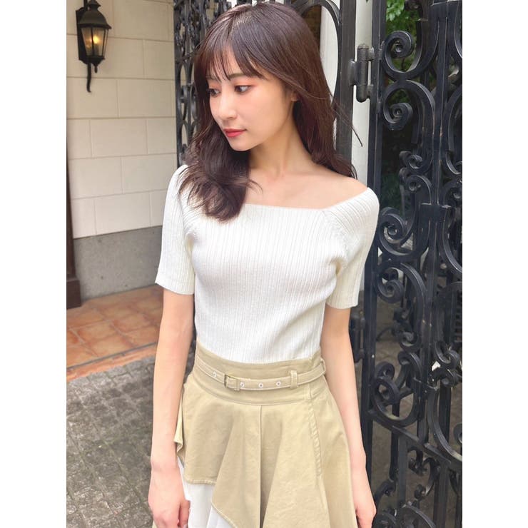 オフショルリブニットトップス | RESEXXY | 詳細画像15 