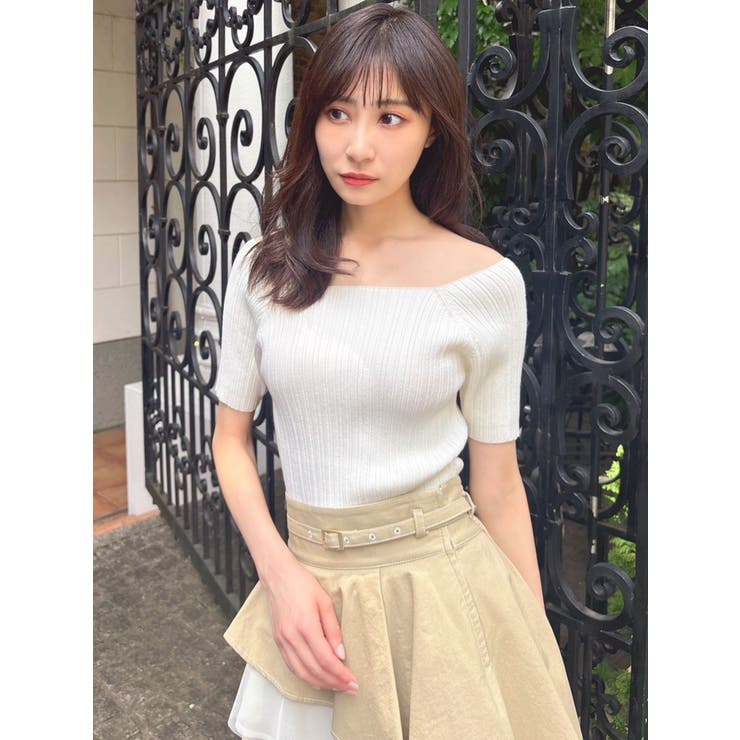 オフショルリブニットトップス | RESEXXY | 詳細画像16 