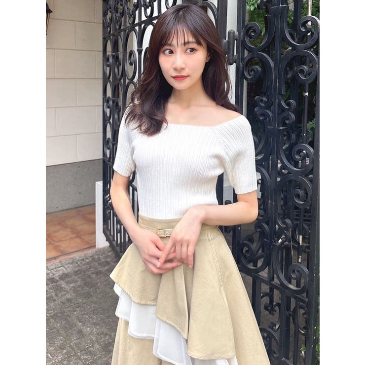 オフショルリブニットトップス | RESEXXY | 詳細画像17 