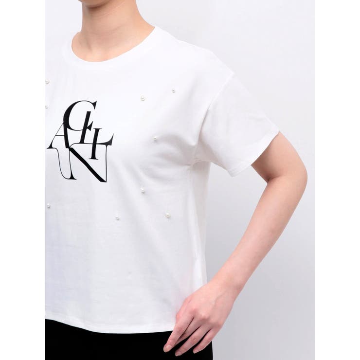 ビックロゴT セール】ビッグロゴデイジーTシャツ刺繍ロゴTシャツ/ビッグ