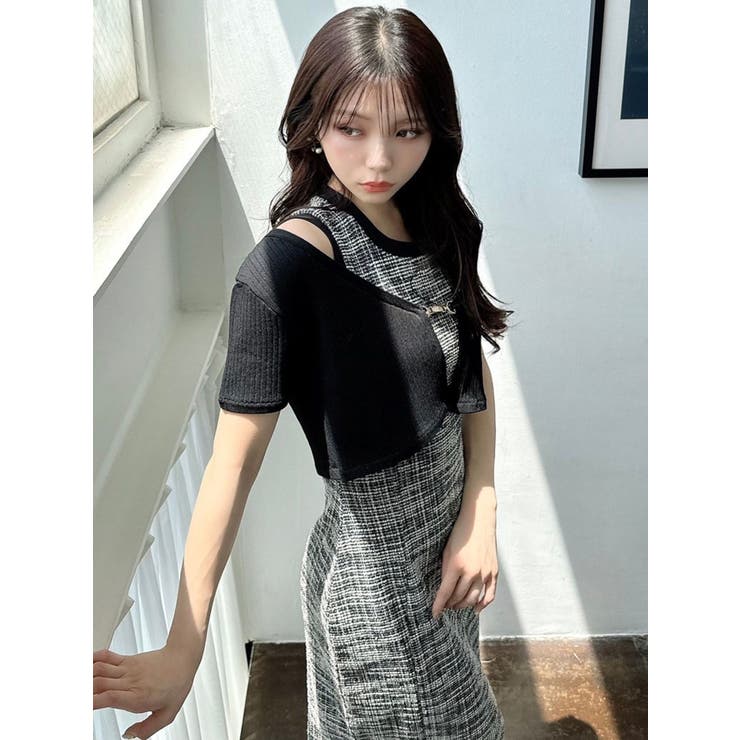 チャームリブニットカーディガン【セットアップ着用可能】 | RESEXXY | 詳細画像10 