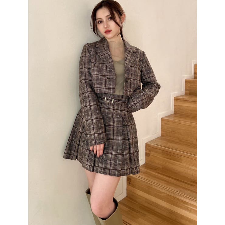 ALEXIA STAM ベージュ クロップドジャケット 新品タグ付き