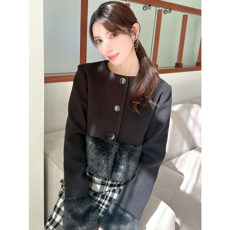 RESEXXY ヘムファーシャイニーブルゾン ヘムファーシャイニーブルゾン[品番：MKSW0060703]｜RESEXXY