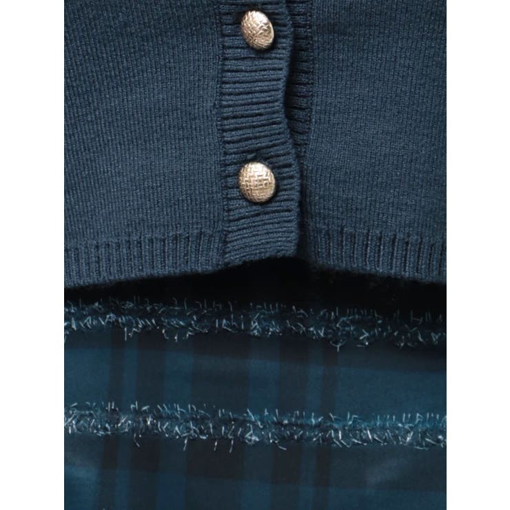 BLUE LABEL チェック柄フレアワンピース 美品✨ブルーレーベルクレストブリッジ フレアワンピース ロング