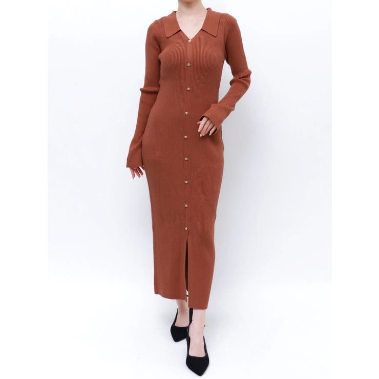 ポロニットタイトワンピース[品番：MKSW0060358]｜RESEXXY（リゼクシー