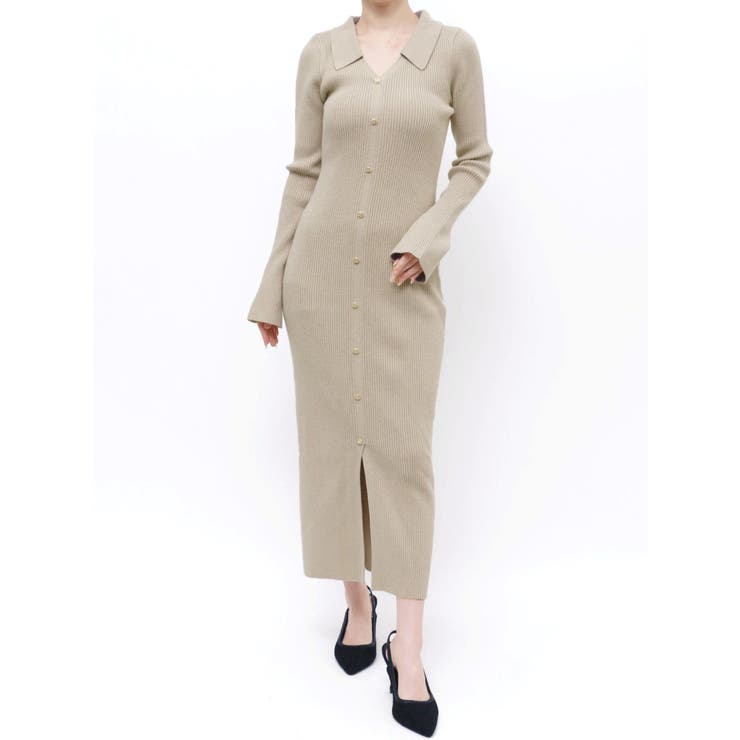 ポロニットタイトワンピース[品番：MKSW0060358]｜RESEXXY（リゼクシー