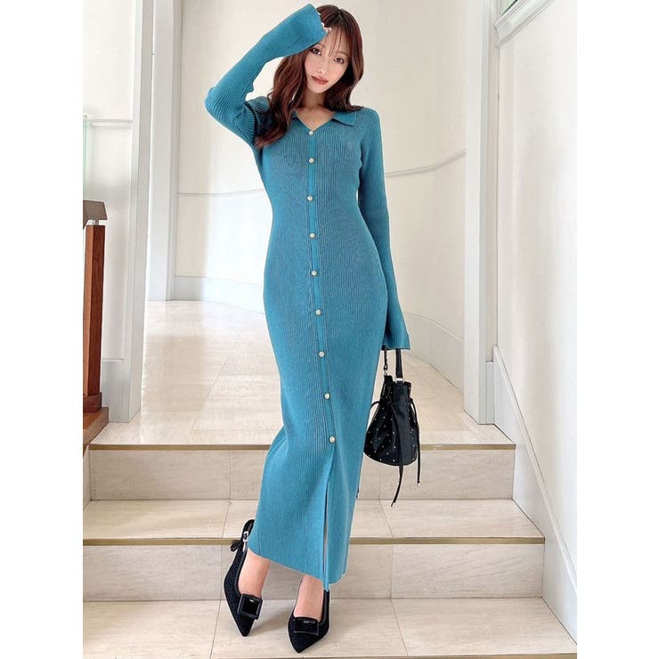 ポロニットタイトワンピース | RESEXXY | 詳細画像6 