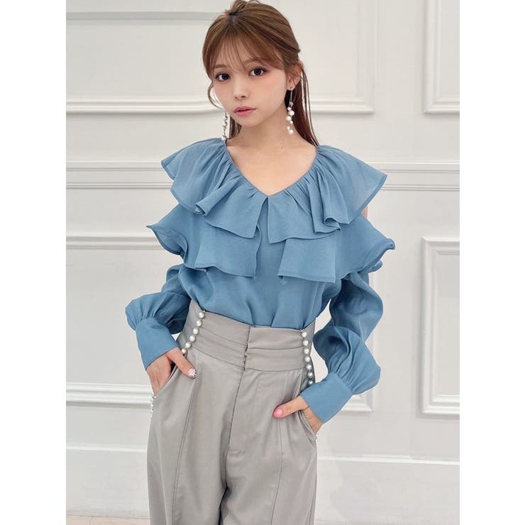 ポイントオープンブラウス | RESEXXY | 詳細画像12 