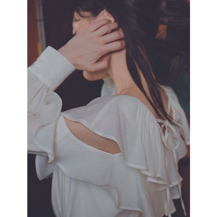 ポイントオープンブラウス | RESEXXY | 詳細画像4 