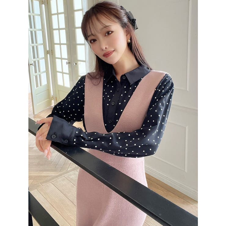 コルセットフレアニットジャンスカ | RESEXXY | 詳細画像6 