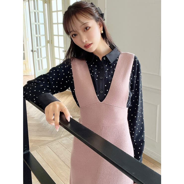 コルセットフレアニットジャンスカ | RESEXXY | 詳細画像7 