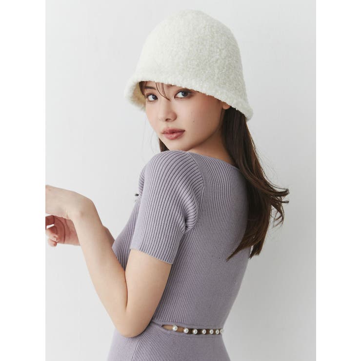 ホワイト | ブラッシュドベルハット | RESEXXY