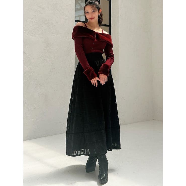 CHIGNON♥新品未使用 ポイントファーニットPO CHIGNON ポイントファーニットPO