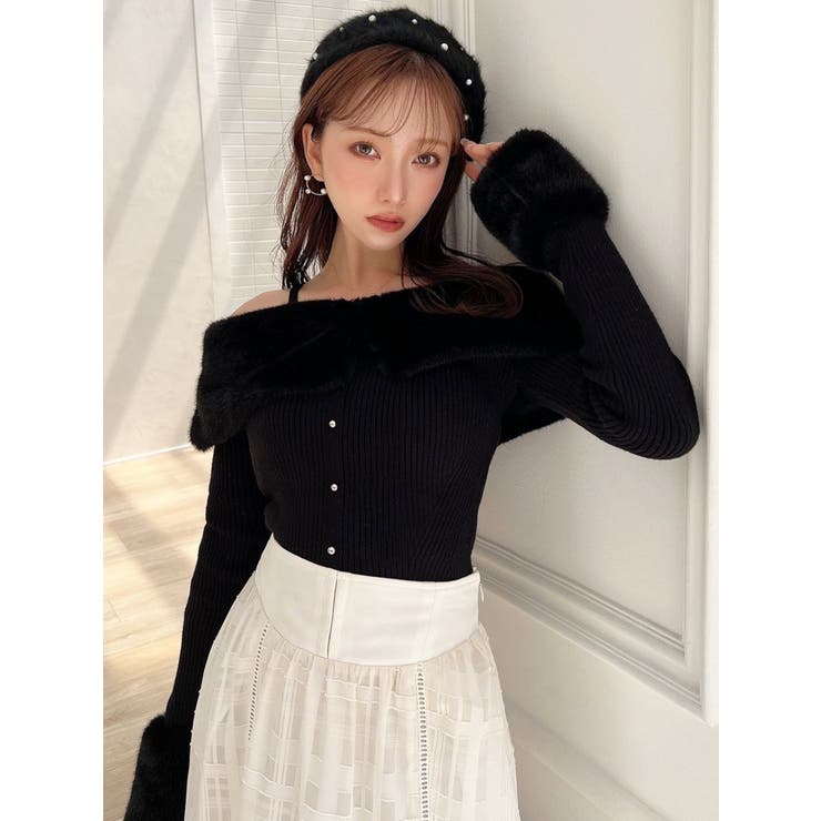 スカラップオフショルトップス | Tops,トップス | | TREFLE＋1