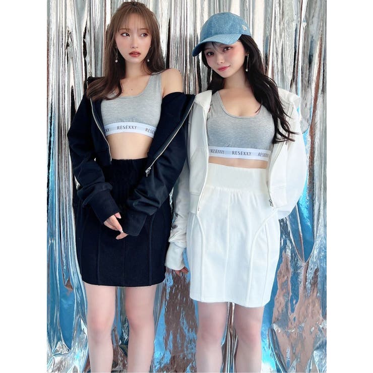 フロントジップクロップドパーカー【セットアップ着用可能】 | RESEXXY | 詳細画像29 