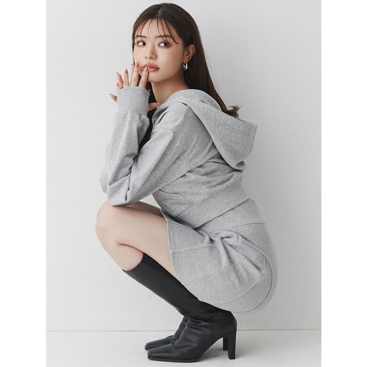 フロントジップクロップドパーカー【セットアップ着用可能】 | RESEXXY | 詳細画像31 