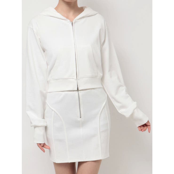 フロントジップクロップドパーカー【セットアップ着用可能】 | RESEXXY | 詳細画像45 