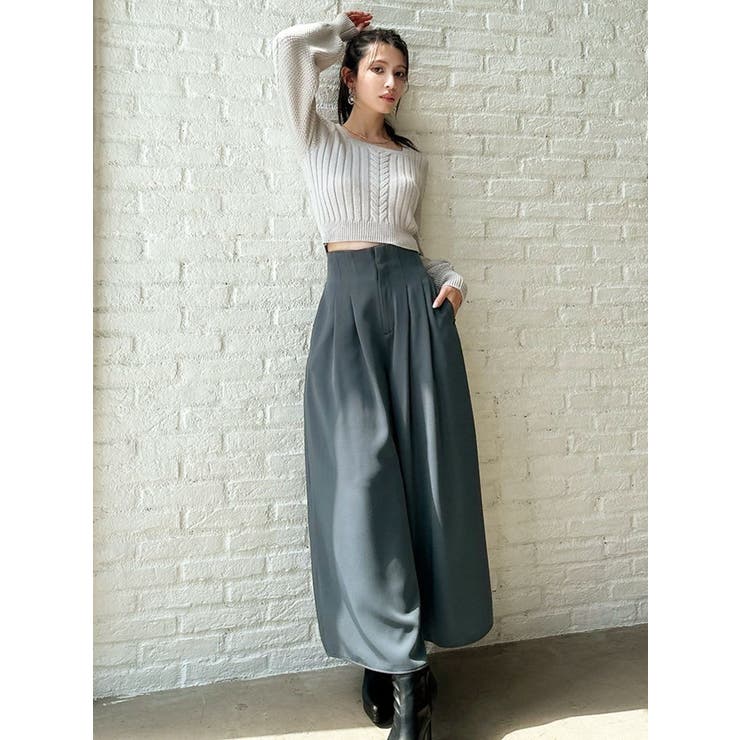 タックデザインフレアパンツ | RESEXXY | 詳細画像17 