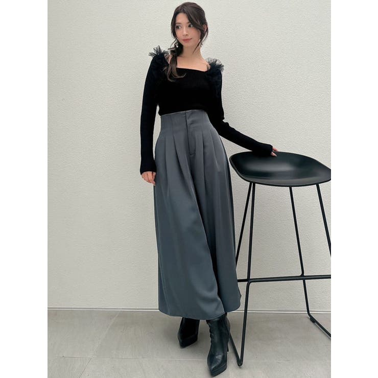 タックデザインフレアパンツ | RESEXXY | 詳細画像7 