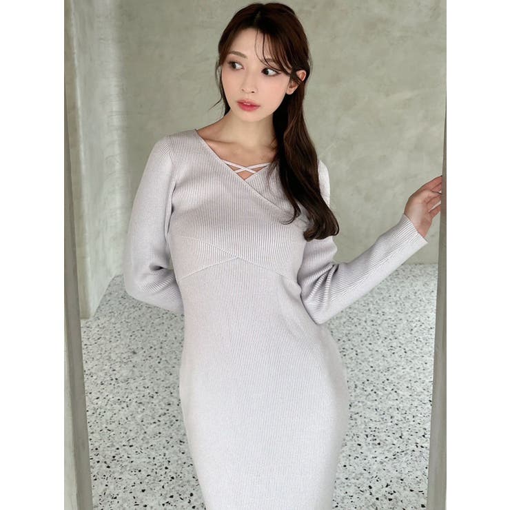 ダブルクロスニットワンピース | RESEXXY | 詳細画像23 