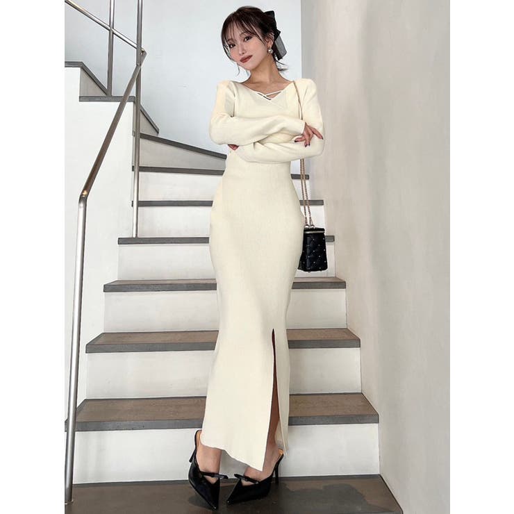 ダブルクロスニットワンピース | RESEXXY | 詳細画像33 