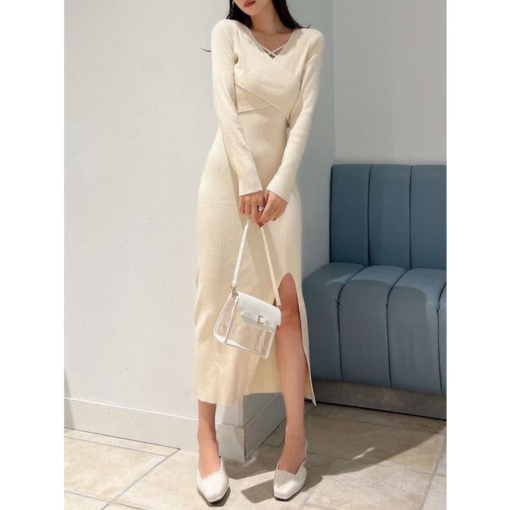 ダブルクロスニットワンピース | RESEXXY | 詳細画像39 