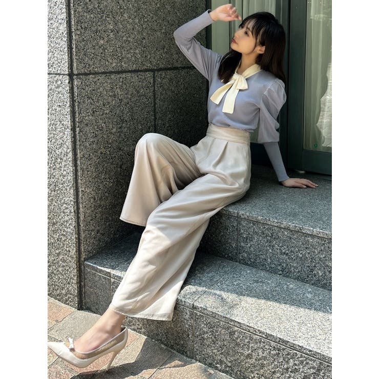 シアーレイヤードロングパンツ | RESEXXY | 詳細画像12 