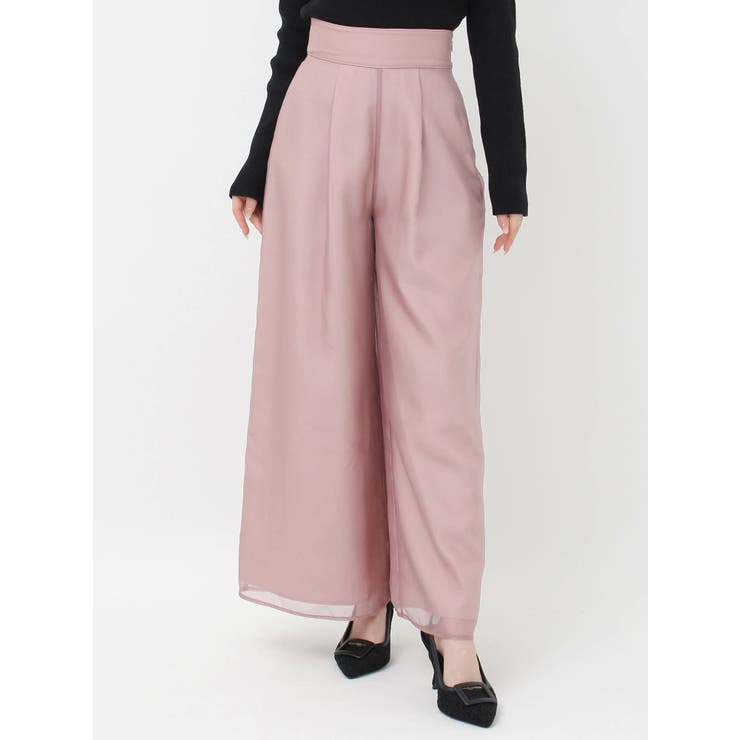 新品タグ付き☆AKRIS リネン100% クロップドパンツ　ピンク　大きいサイズ 新品タグ付き☆AKRIS リネン100% クロップドパンツ ピンク